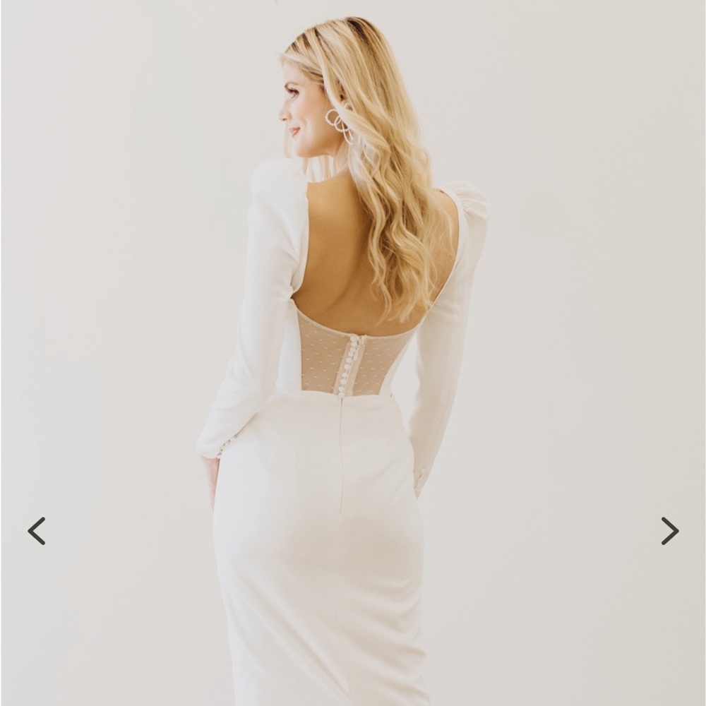 Watters Etta white dress
